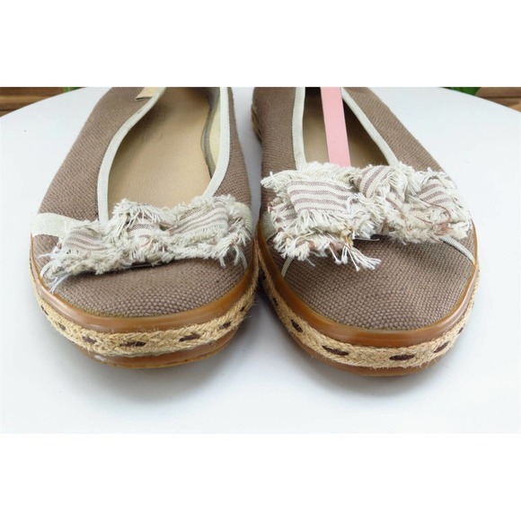 Sperry Top-Sider Women Sz 9 M Brown Espadrilles Fabric Shoes - Picture 2 of 7